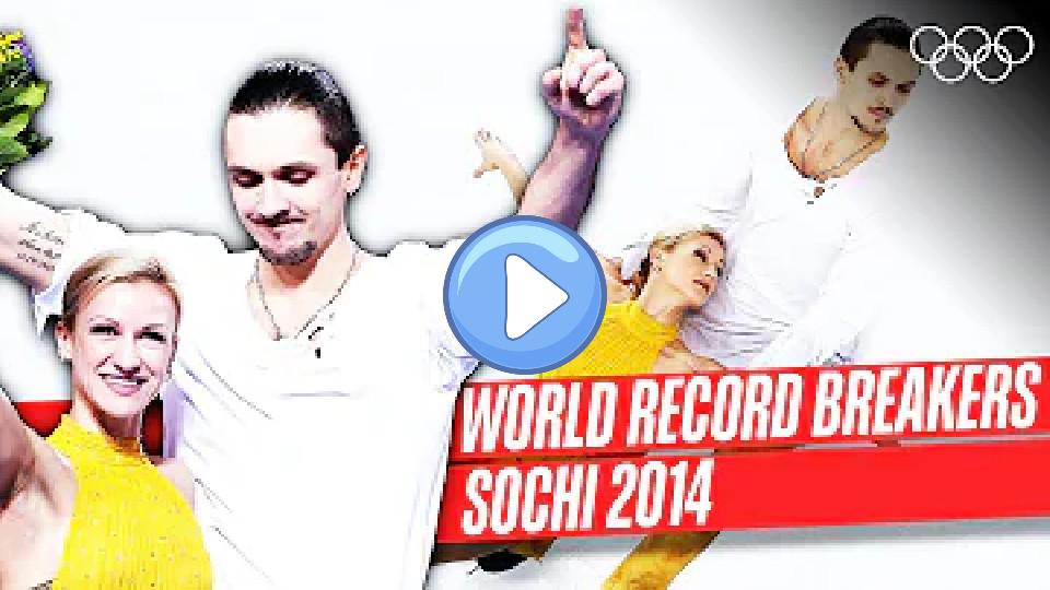 Play video: Volosozhar & Trankov Break World Record! Video thumb: Volosozhar & Trankov Break World Record!