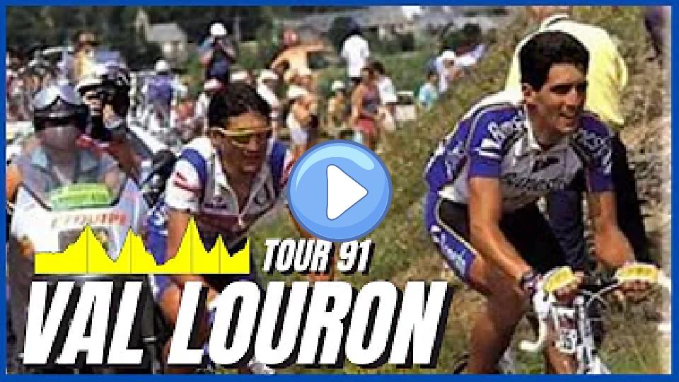 Video thumb: The Beginning of a Dynasty - Val Louron 1991 - The Best Stages in Cycling History: Indurain vs. Chiappucci