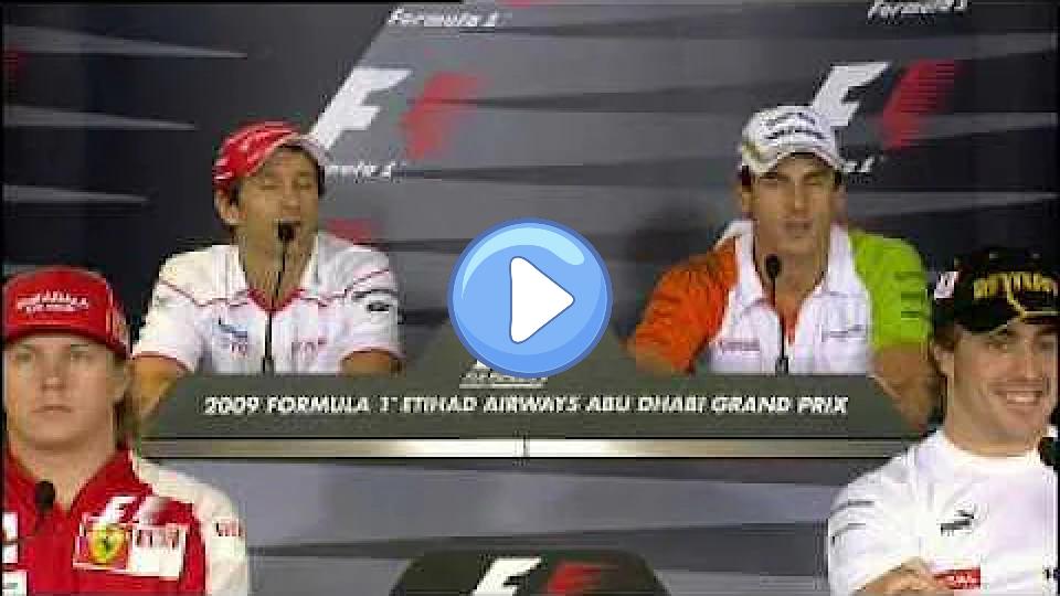 Video thumb: Jarno Trulli and Adrian Sutil's conversation after the crash in Brazil 2009.