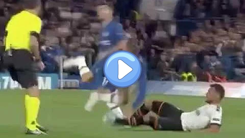 Video thumb: Mason Mount injury caused by Coquelin's dirty tackle