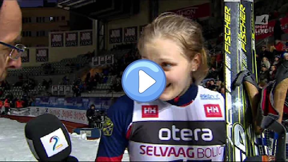 Video thumb: Stina Nilsson - World Record in 100m Skiing