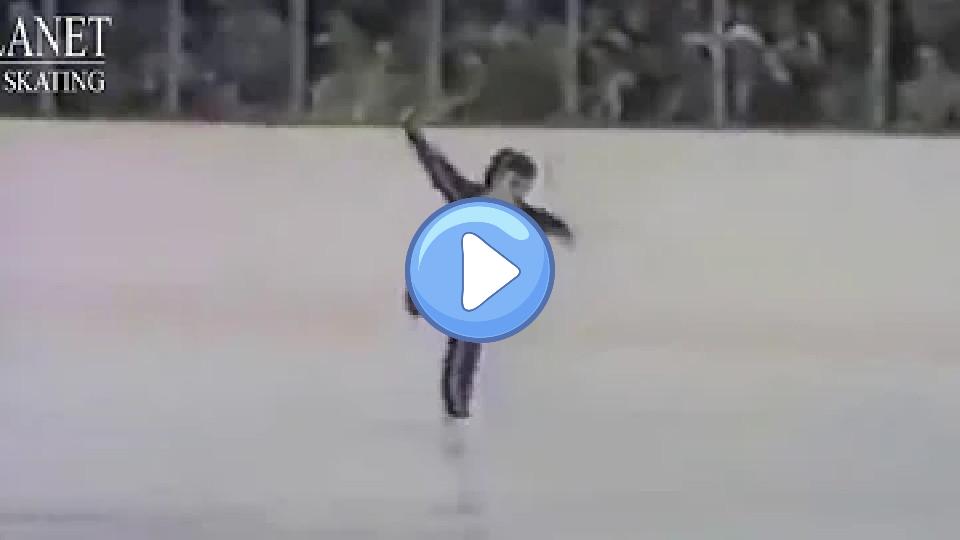 Video thumb: The first and only person to do a backflip legally in a figure skating competition.