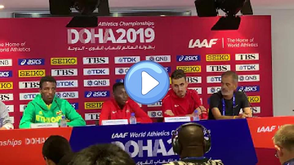 Video thumb: Conseslus Kipruto of Kenya discusses his injuries from 2019.