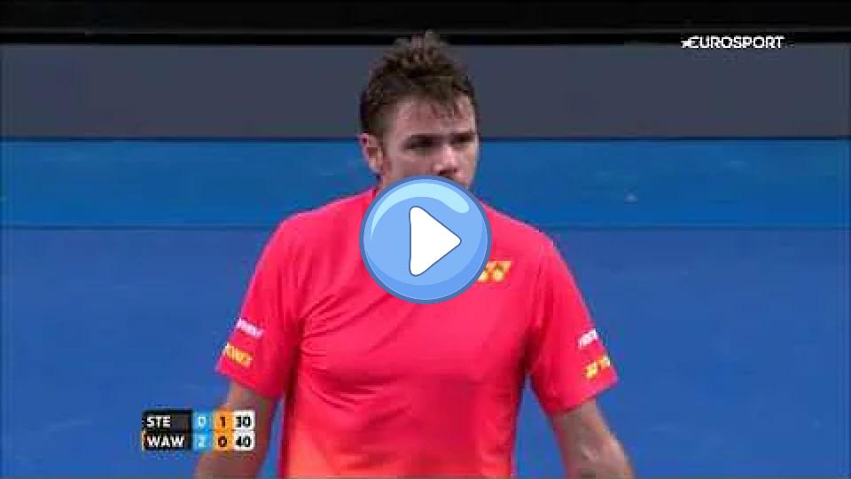 Video thumb: Stan Wawrinka is mad! He's not allowed to speak French.