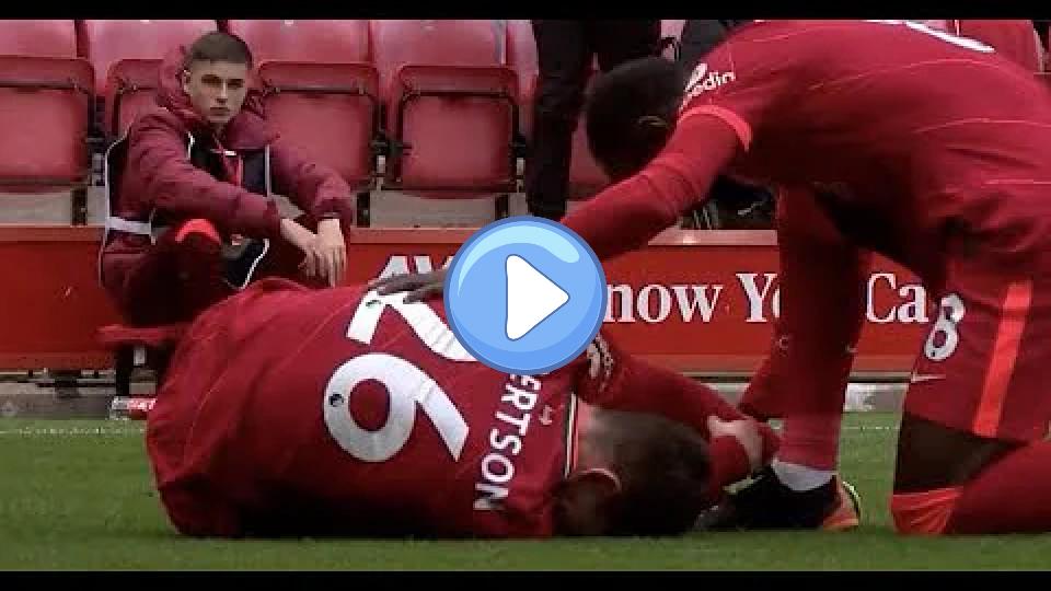 Video thumb: Andy Robertson sustained an injury during the preseason match against Athletic Bilbao.