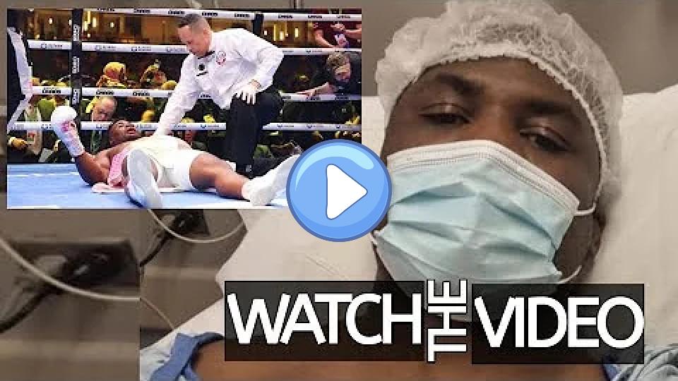 Video thumb: Francis Ngannou suffers a brain injury from the match with AJ in Saudi Arabia. @YouTube