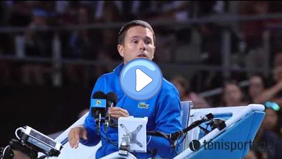 Play video: Remarkable Display of Sportsmanship by Dominic Thiem Against David Goffin Video thumb: Remarkable Display of Sportsmanship by Dominic Thiem Against David Goffin