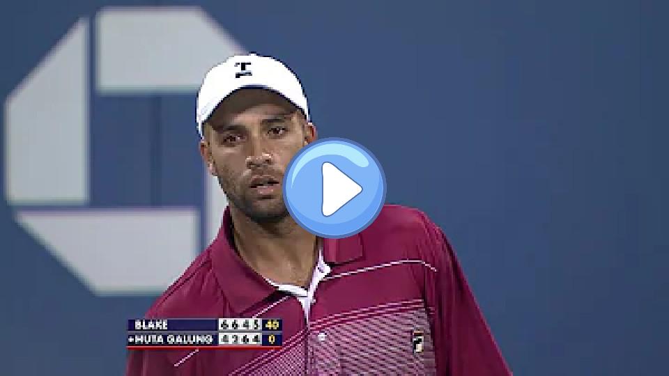 Video thumb: James Blake's Powerful Forehand vs. Jesse Huta Galung (2011 US Open)