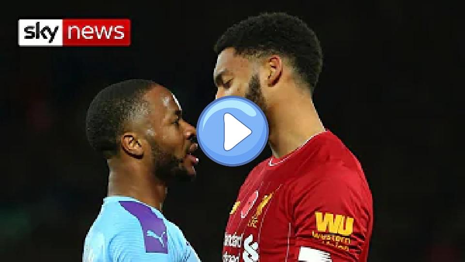 Video thumb: Raheem Sterling and Joe Gomez involved in a bust-up during England duty.