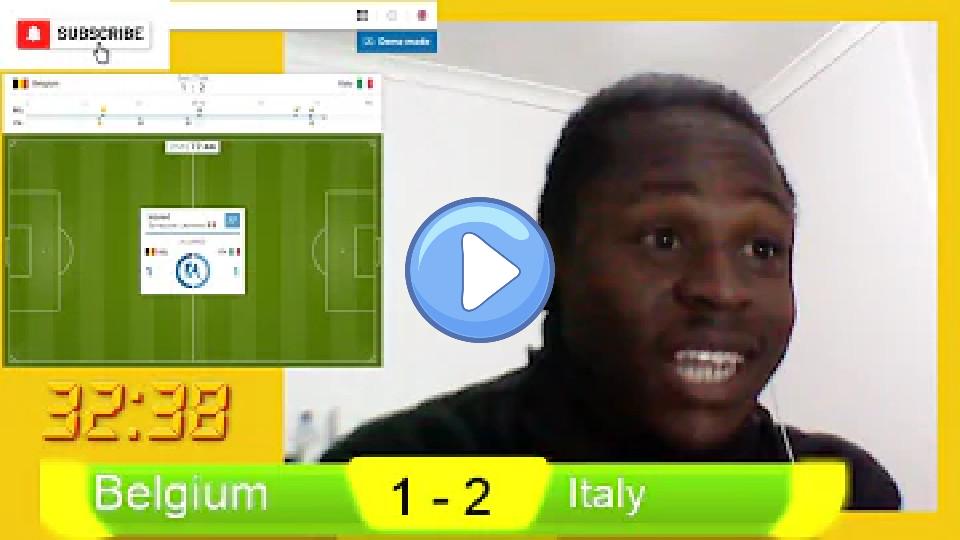 Video thumb: Leonardo Spinazzola and Nacer Chadli are out due to injuries | Belgium 1-2 Italy