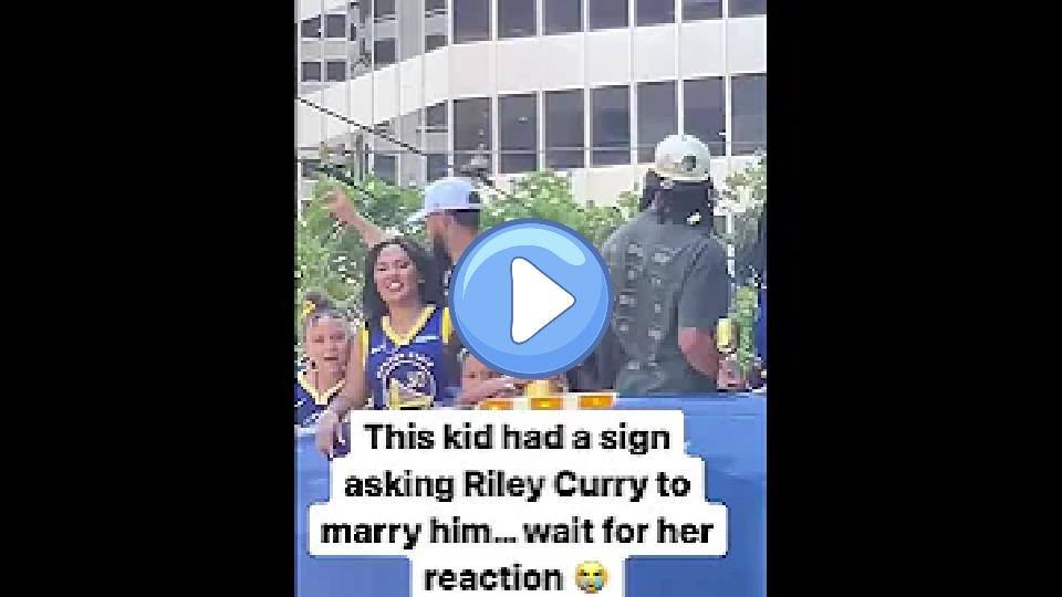 Video thumb: This Riley Curry moment was adorable 🥺 | NBA on ESPN