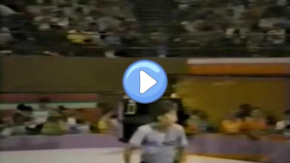 Video thumb: 1st Team Romania: Simona Pauca, Vault - 1984 Olympic Games, 9.650