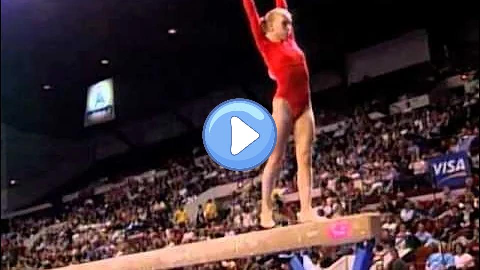 Video thumb: Hollie Vise - Balance Beam - 2003 U.S. Gymnastics Championships - Women's Day 1