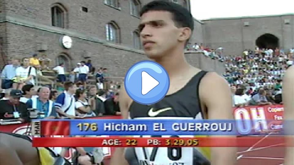 Video thumb: Hicham El Guerrouj Breaks Meeting Record in 1500m - 1997 DN Galan Stockholm (HD)