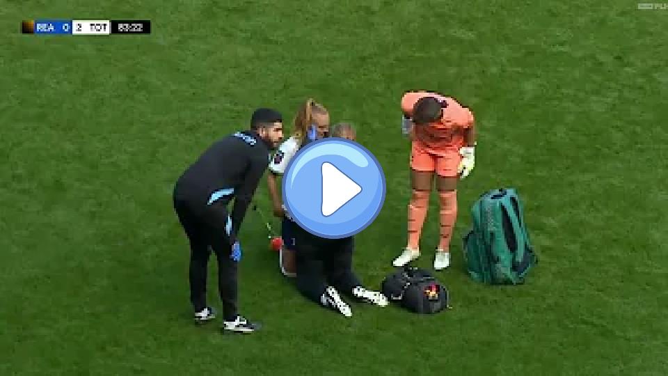 Play video: Kyah Simon suffered an ACL injury during a match against Reading. Video thumb: Kyah Simon suffered an ACL injury during a match against Reading.