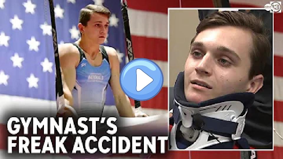 Video thumb: Competitive gymnast disabled after freak accident