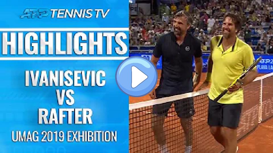 Video thumb: Goran Ivanisevic vs. Pat Rafter: Umag 2019 Exhibition Highlights
