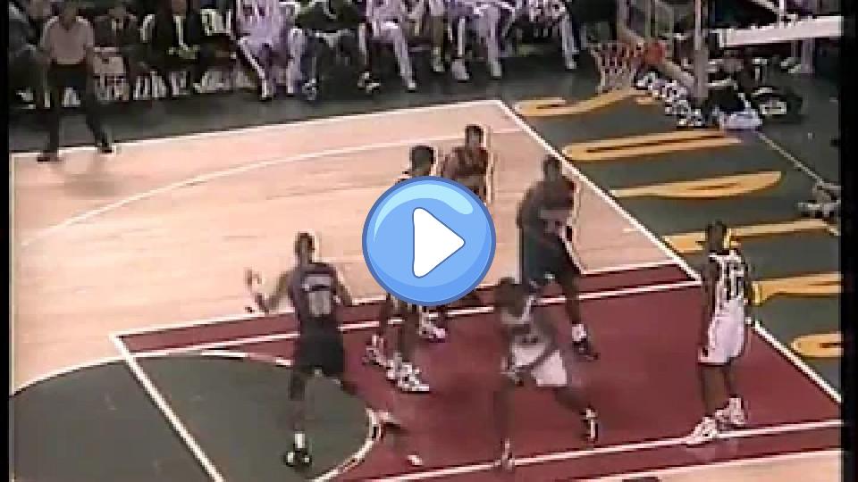 Video thumb: Antonio McDyess Dunks on Shawn Kemp (12/27/95)