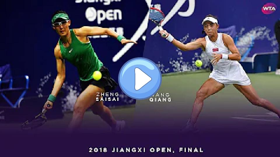 Play video: Wang Qiang vs. Zheng Saisai | 2018 Jiangxi Open Final | WTA Highlights Video thumb: Wang Qiang vs. Zheng Saisai | 2018 Jiangxi Open Final | WTA Highlights