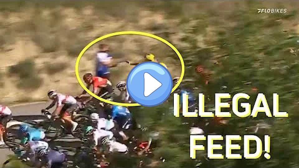 Video thumb: Julian Alaphilippe Loses Yellow Jersey Due to Illegal Water Bottle