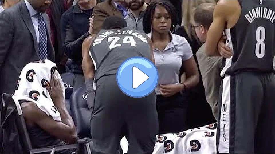 Video thumb: Caris LeVert Suffers Serious Leg Injury
