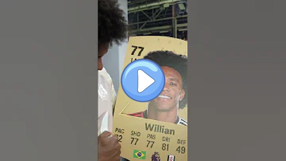 Play video: Willian Furious With His EA Sports FC 24 Rating! 🤬 #shorts Video thumb: Willian Furious With His EA Sports FC 24 Rating! 🤬 #shorts