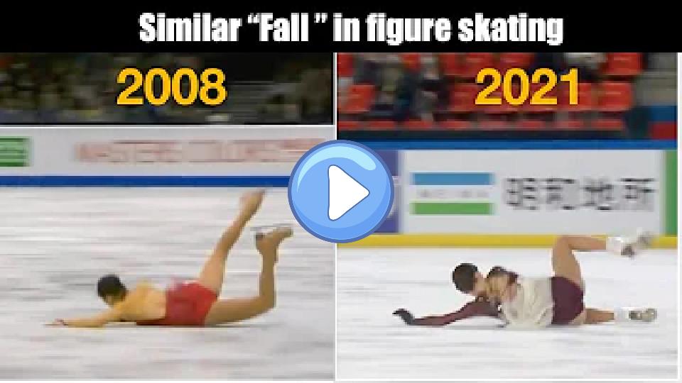 Video thumb: Rare fall on ice before figure skating jumps take off! Anna Shcherbakova 2021 vs. Mao Asada 2008