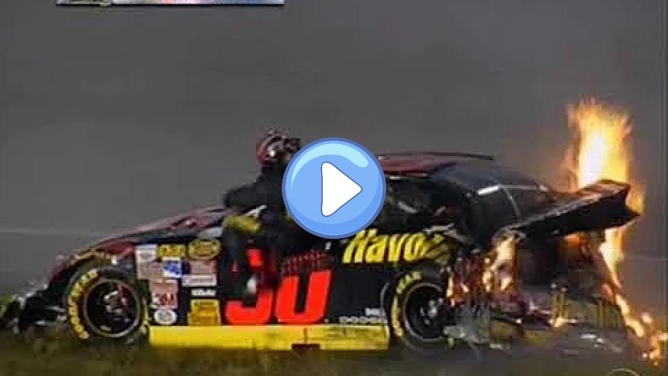 Video thumb: In the 2006 NASCAR Nextel Cup race at Homestead, Montoya crashed.