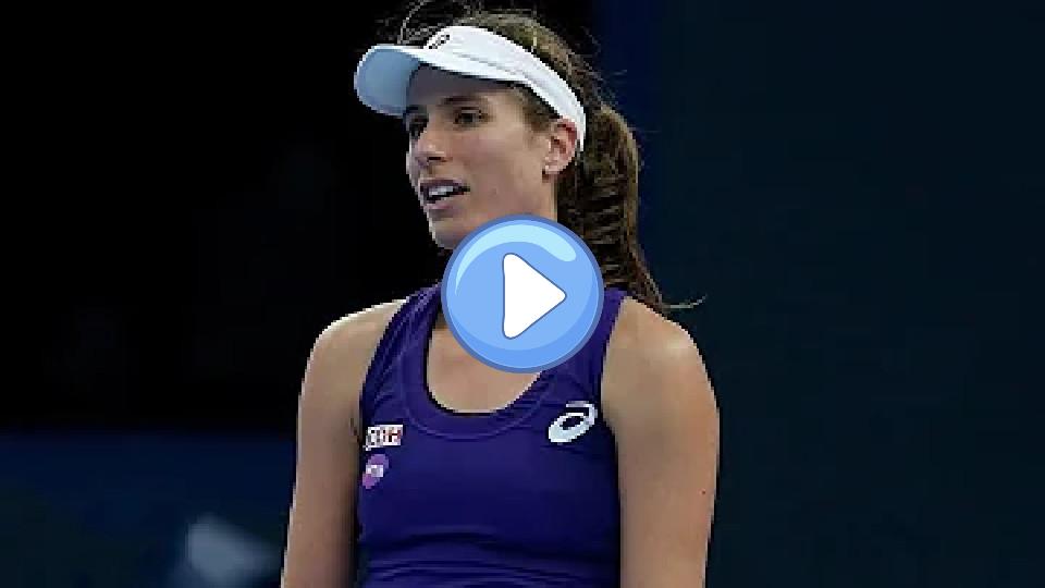 Play video: Johanna Konta withdraws from the Hong Kong Open due to injury. Video thumb: Johanna Konta withdraws from the Hong Kong Open due to injury.