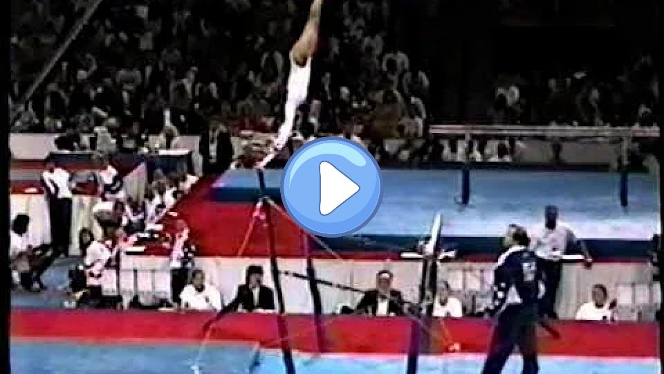 Video thumb: Mohini Bhardwaj - Uneven Bars - 1996 Olympic Trials