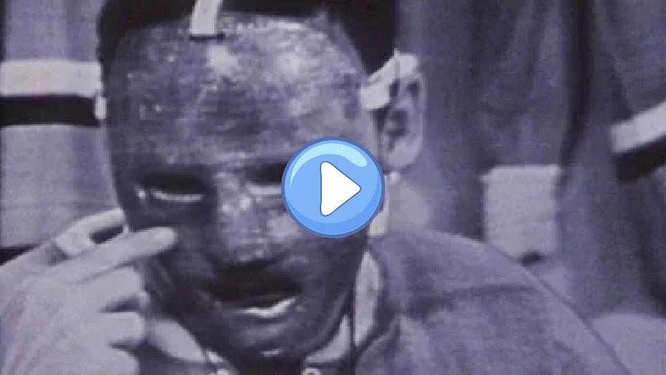 Video thumb: Scariest NHL goalie mask: Jacques Plante's