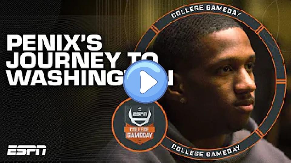 Video thumb: Michael Penix Jr.'s injury-riddled journey to Washington and the CFP | College GameDay