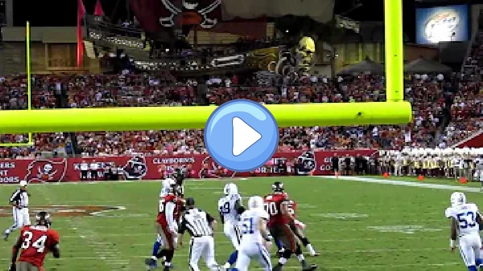Play video: Josh Freeman Gets Sacked on MNF Video thumb: Josh Freeman Gets Sacked on MNF