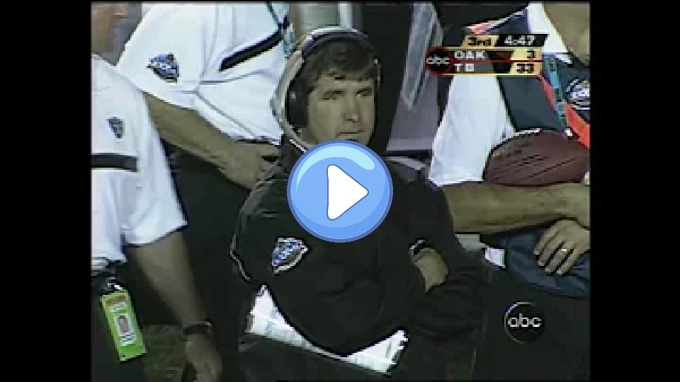 Video thumb: Rich Gannon threw interceptions in Super Bowl XXXVII for a full minute.