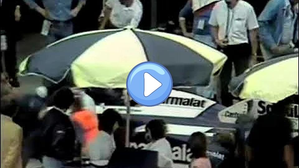 Video thumb: F1 – Nelson Piquet Pranks His Mechanics – Germany 1984