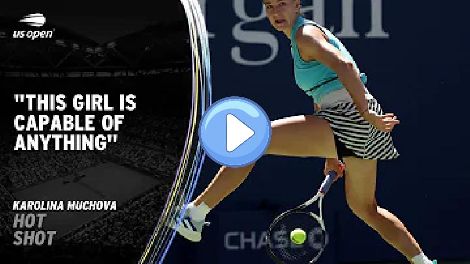 Video thumb: Karolina Muchova's Incredible Tweener | 2023 US Open