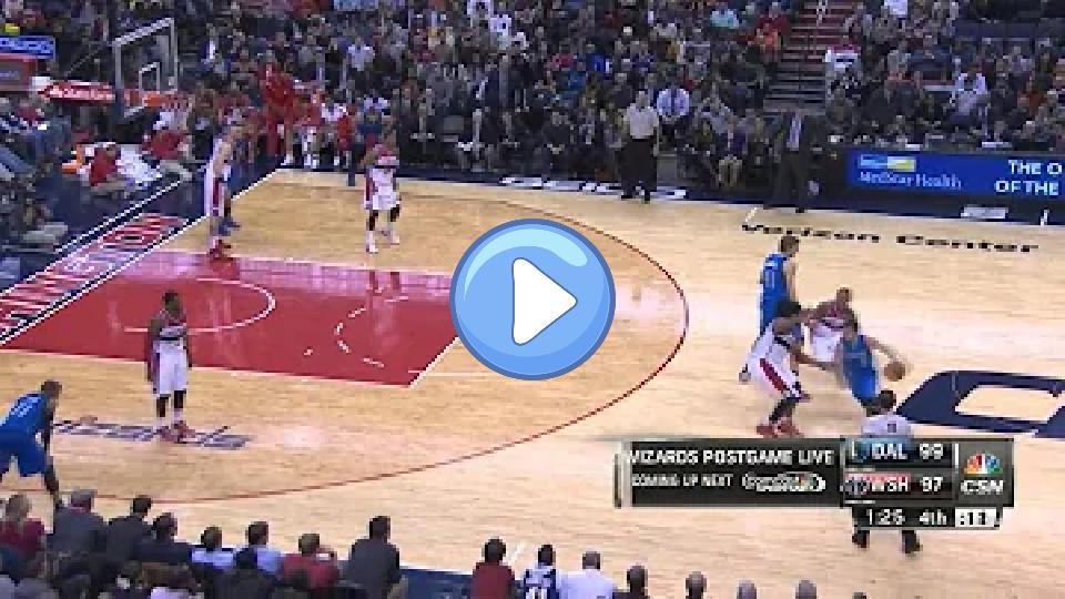 Play video: Dirk Nowitzki sprains his ankle, returns, and drains a clutch three-pointer against Washington. Video thumb: Dirk Nowitzki sprains his ankle, returns, and drains a clutch three-pointer against Washington.