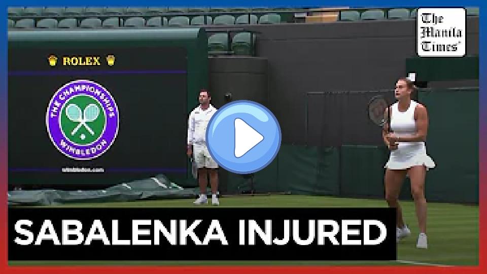 Video thumb: Sabalenka withdraws from Wimbledon due to shoulder injury