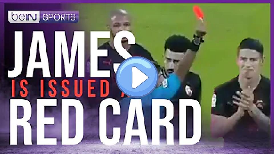 Video thumb: James Rodriguez Sent Off in Qatar After Heated Argument With Referee