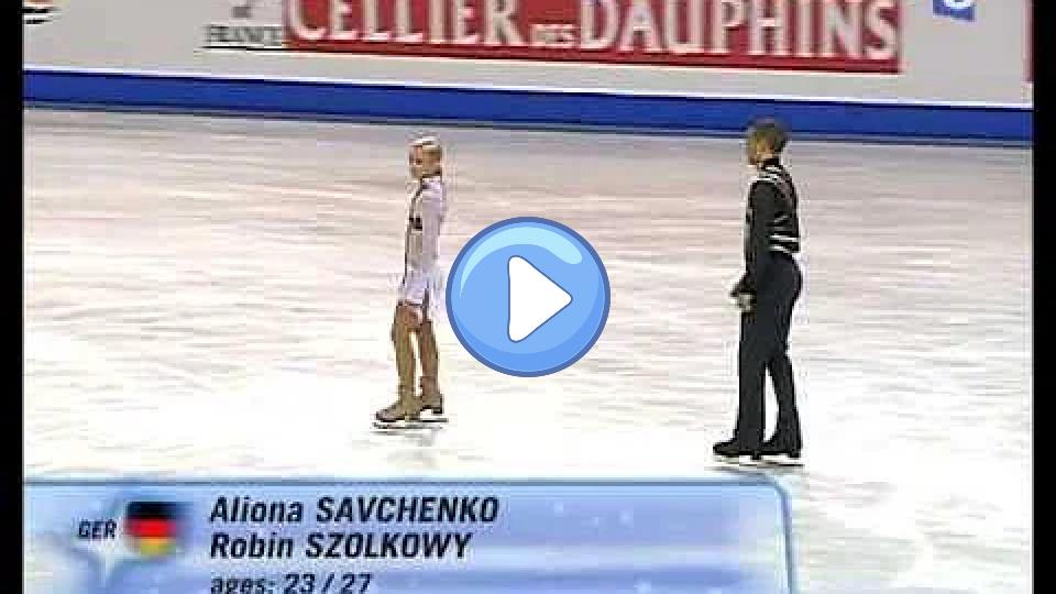 Video thumb: Aliona Savchenko & Robin Szolkowy, Germany, LS Skate 2007 - Gold