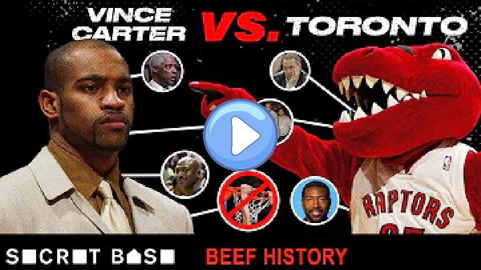 Play video: Vince Carter's 10-year feud with Toronto involved Nelly, a potential body slam, and numerous injuries. Video thumb: Vince Carter's 10-year feud with Toronto involved Nelly, a potential body slam, and numerous injuries.