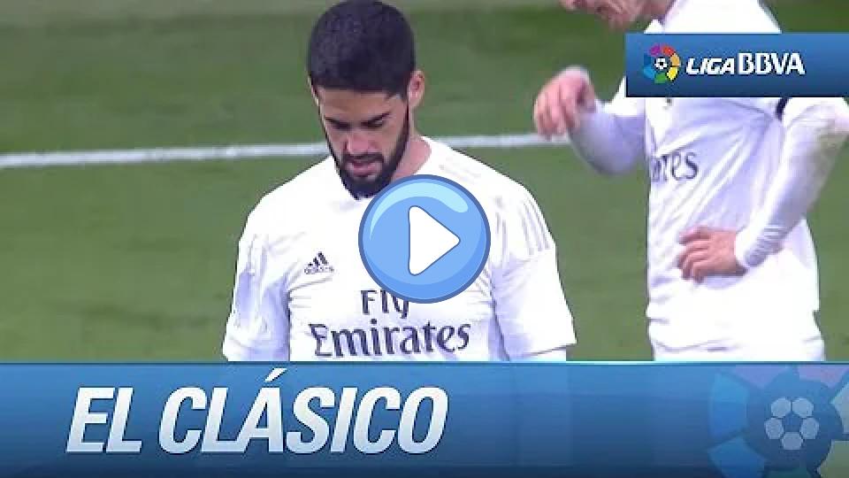 Play video: Isco's aggression towards Neymar results in his expulsion. Video thumb: Isco's aggression towards Neymar results in his expulsion.