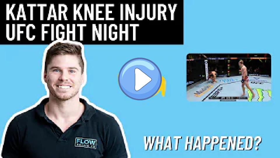 Play video: Calvin Kattar Knee Injury at UFC Fight Night: A Physio Perspective Video thumb: Calvin Kattar Knee Injury at UFC Fight Night: A Physio Perspective