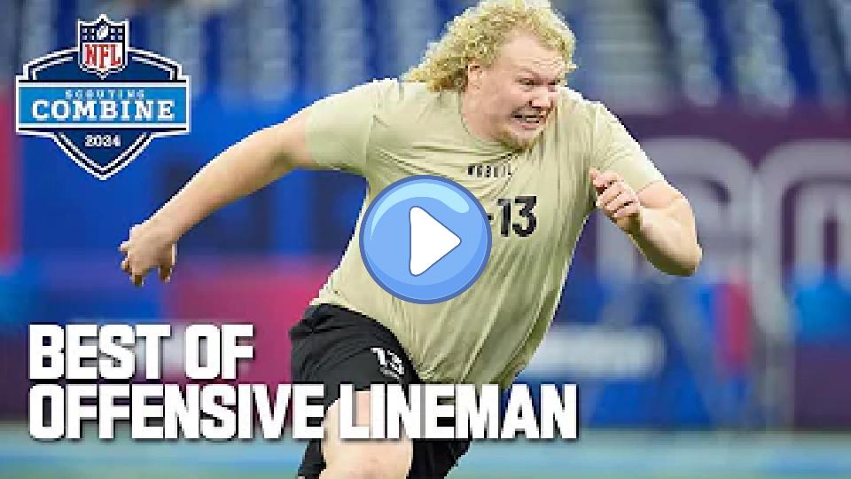 Video thumb: Best Workouts for Offensive Linemen | 2024 NFL Scouting Combine