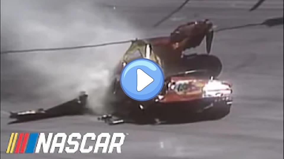 Video thumb: Michael Waltrip Crash at Bristol Motor Speedway | Official Footage | NASCAR