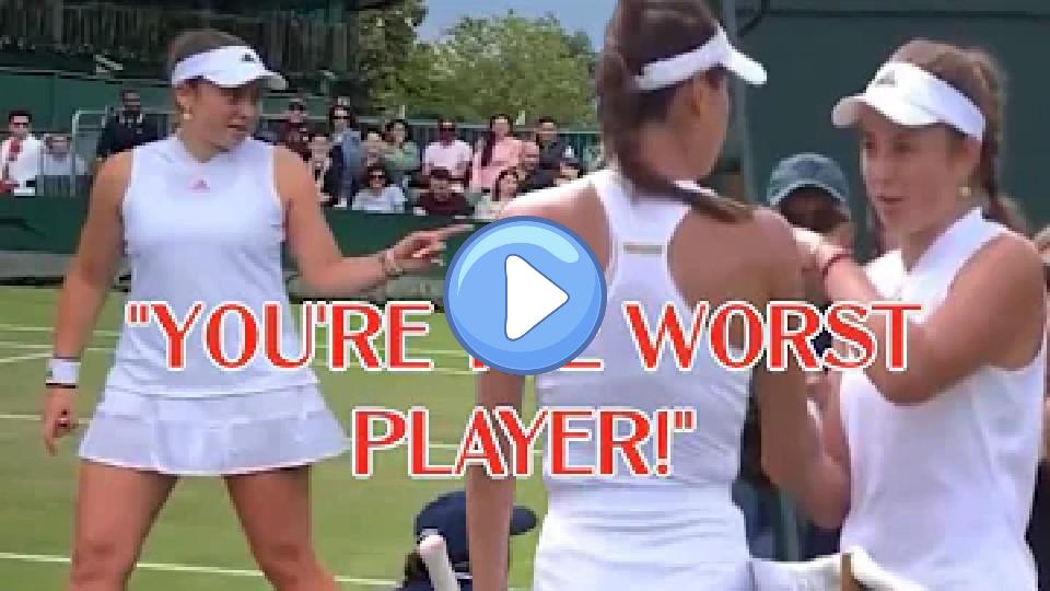 Play video: Wimbledon Drama: Jelena Ostapenko & Ajla Tomljanovic's Heated Handshake Exchange Video thumb: Wimbledon Drama: Jelena Ostapenko & Ajla Tomljanovic's Heated Handshake Exchange