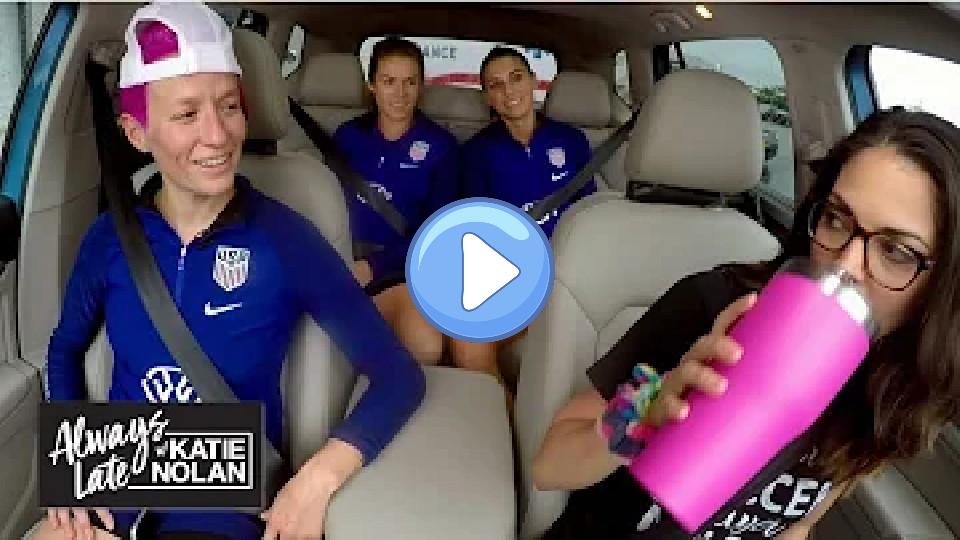 Play video: Alex Morgan, Megan Rapinoe, and Kelley O'Hara have a new soccer mom | Always Late with Katie Nolan Video thumb: Alex Morgan, Megan Rapinoe, and Kelley O'Hara have a new soccer mom | Always Late with Katie Nolan