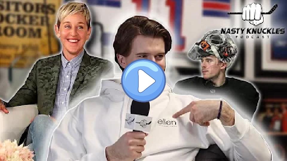 Video thumb: Carter Hart discusses superstitions and Ellen.