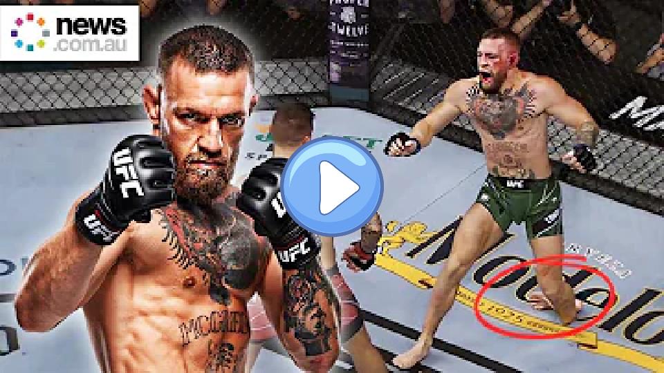 Video thumb: Conor McGregor breaks leg in loss to Dustin Poirier.
