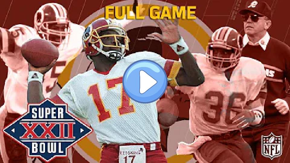 Video thumb: Super Bowl XXII: Doug Williams Defeats John Elway | Redskins vs. Broncos | Full NFL Game